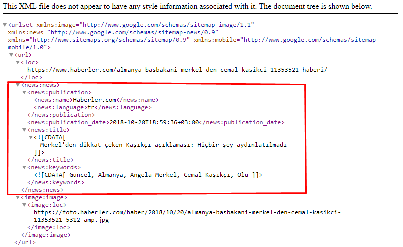 Google Haberler Site Haritası