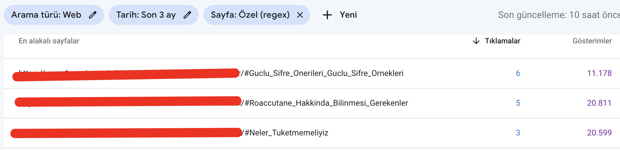 Özel Karakterler Regex