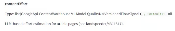 Yapay Zeka İçeriği İçin İçerik Çaba Puanı